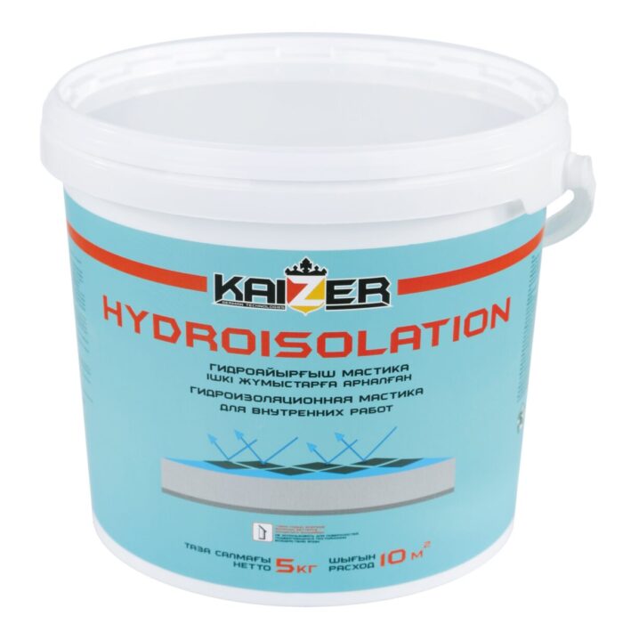 Hidroizol , 1 кг, акрил. гидроизоляция для ванных комнат и бассейнов