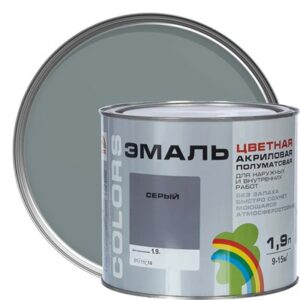 Эмаль Радуга-220 серый (1,9)