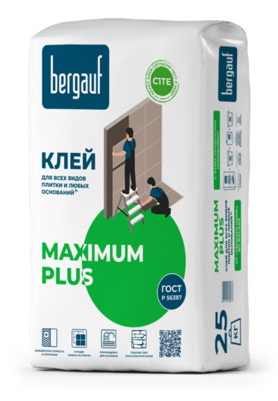 Bergauf Keramik Maximum клей для всех видов плит 25кг