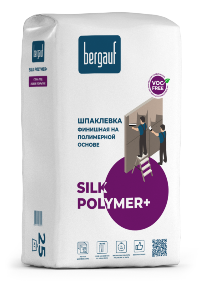 Bergauf Silk Polymer шпаклевка белая полимерн. 25кг