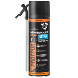 Пена монтажная всесезон. PROFPUR Ultra быт. 45л 750мл