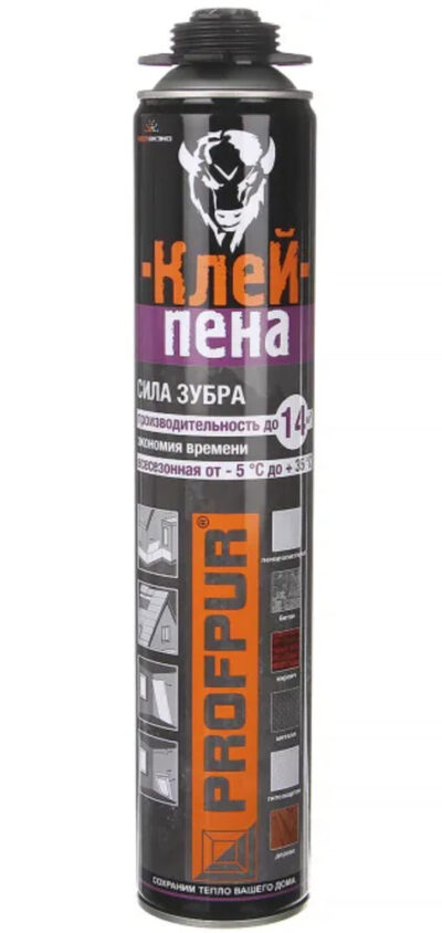 Пена-клей PROFPUR PRO 750мл