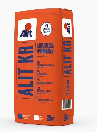 Alit шпатлевка КР финиш белая 20кг