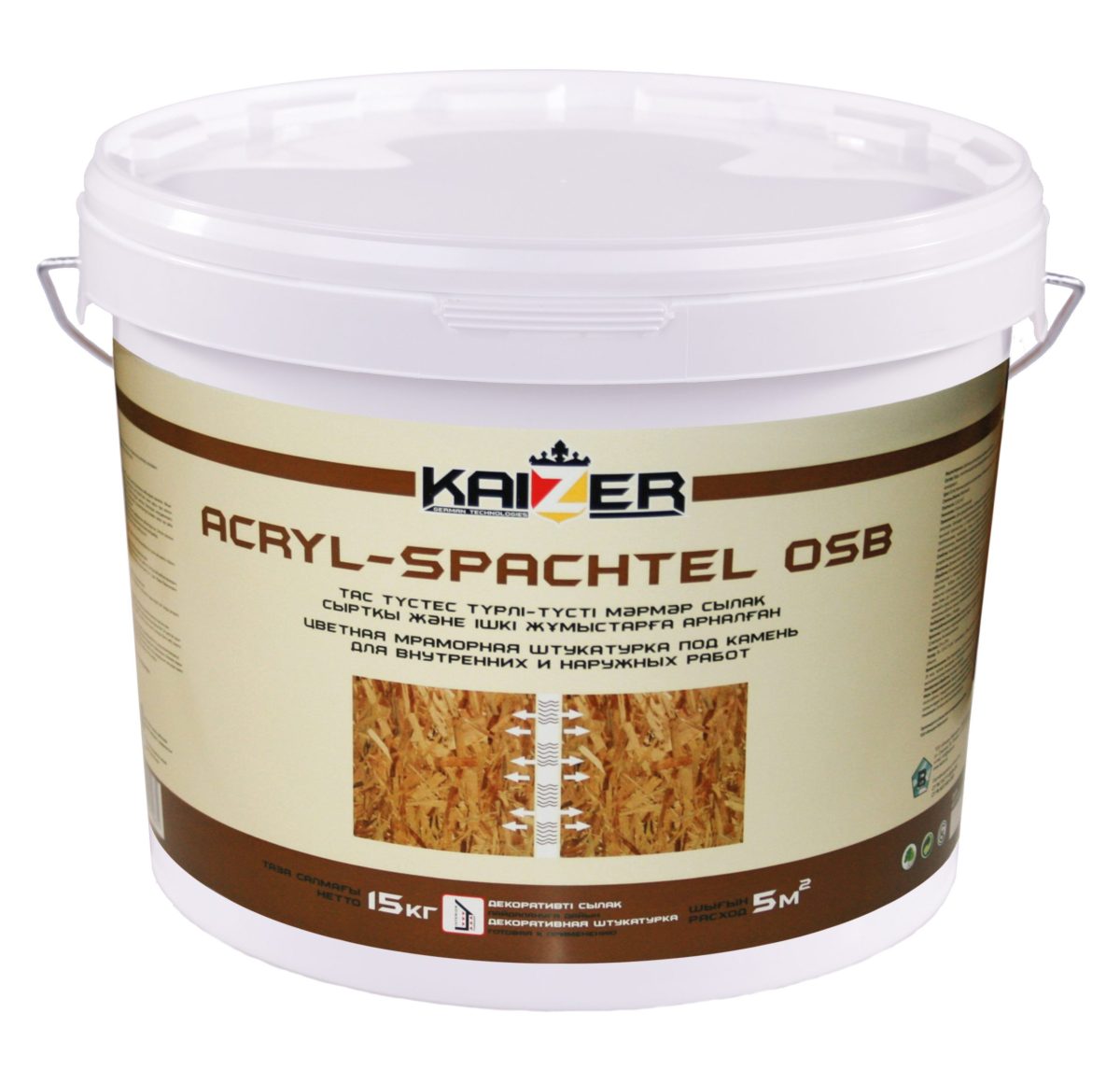 Kaizer Acryl-Spachtel OSB .7кг акрил.шпатлевка для внутр. ифасад. работ